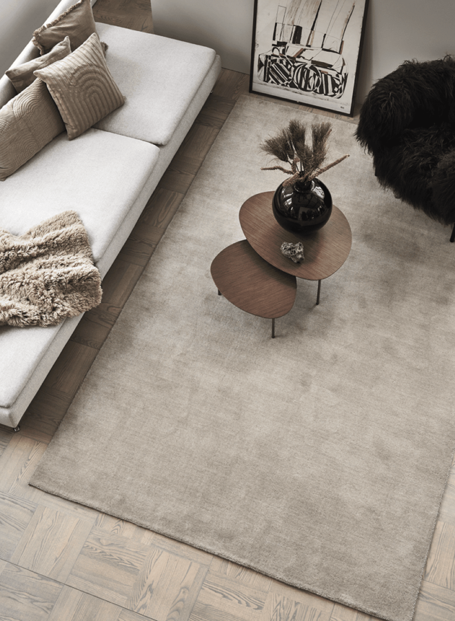 Vloerkleed Solid Beige