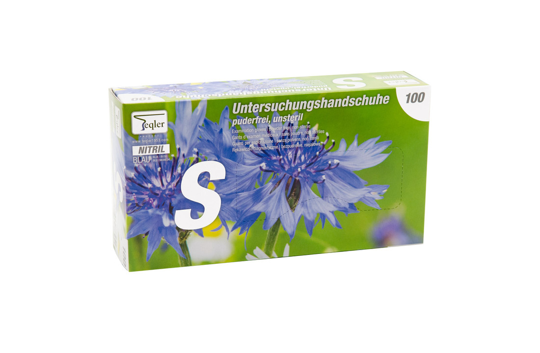 Nitrile Gloves, Powder-Free (Blue)