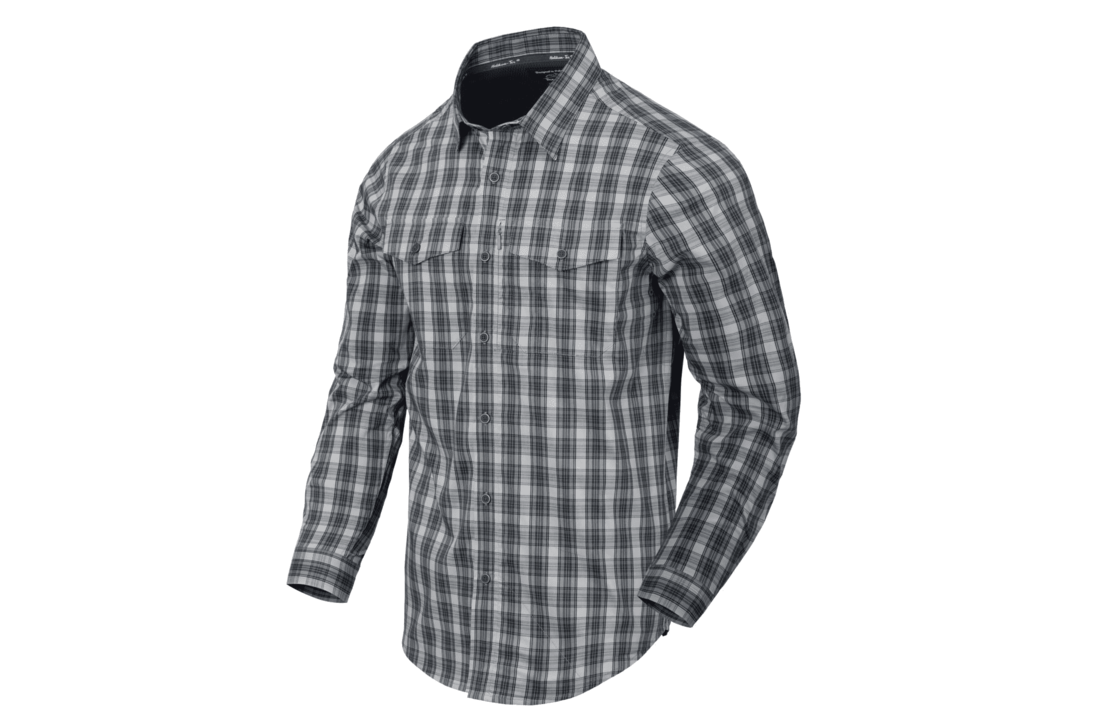 Covert Concealed Carry Shirt - Foggy Grey Plaid