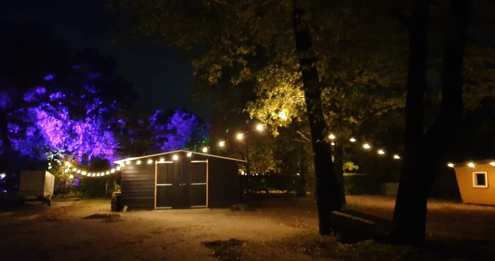 6x prikkabel van 25 meter met 25 zeer warm witte LED lampen