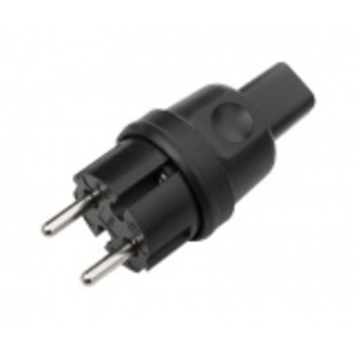 Kaiser Stekker voor prikabel - Zwart