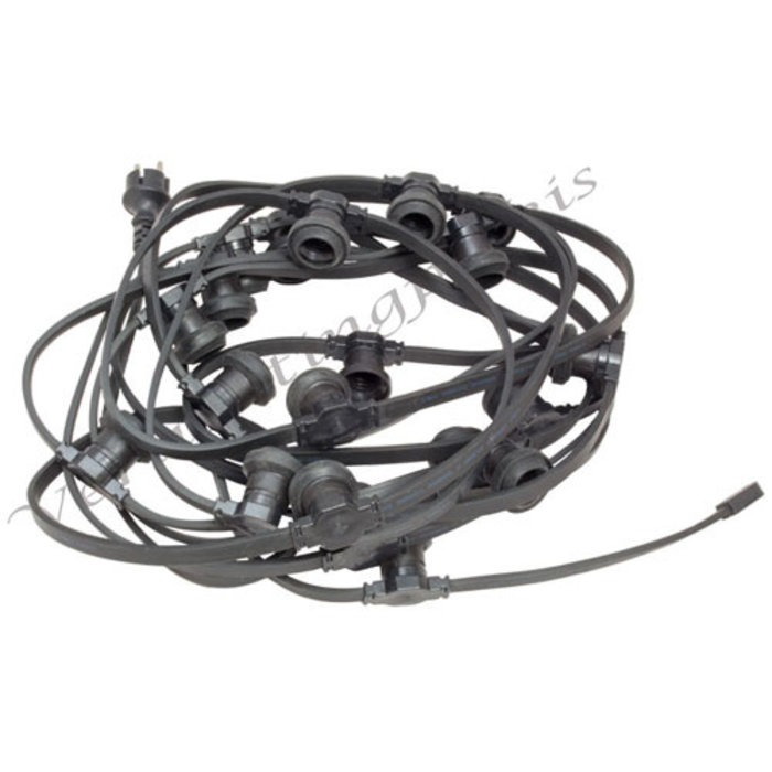 Amlux Complete kabel van 15 meter met 15 fittingen zonder LED lampen