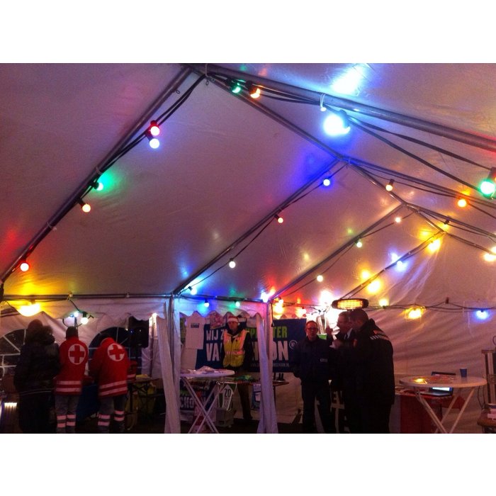 Amlux Complete kabel van 50 meter met 100 fittingen zonder LED lampen