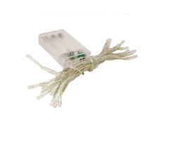 Lichtsnoer 2 Meter met 20 Leds warm wit - 3V