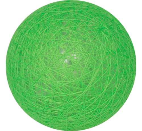Cotton ball Fel Groen 6cm