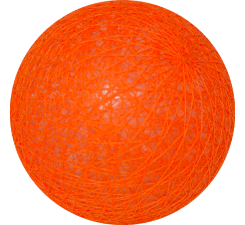 Cotton ball Fel Oranje - 6cm