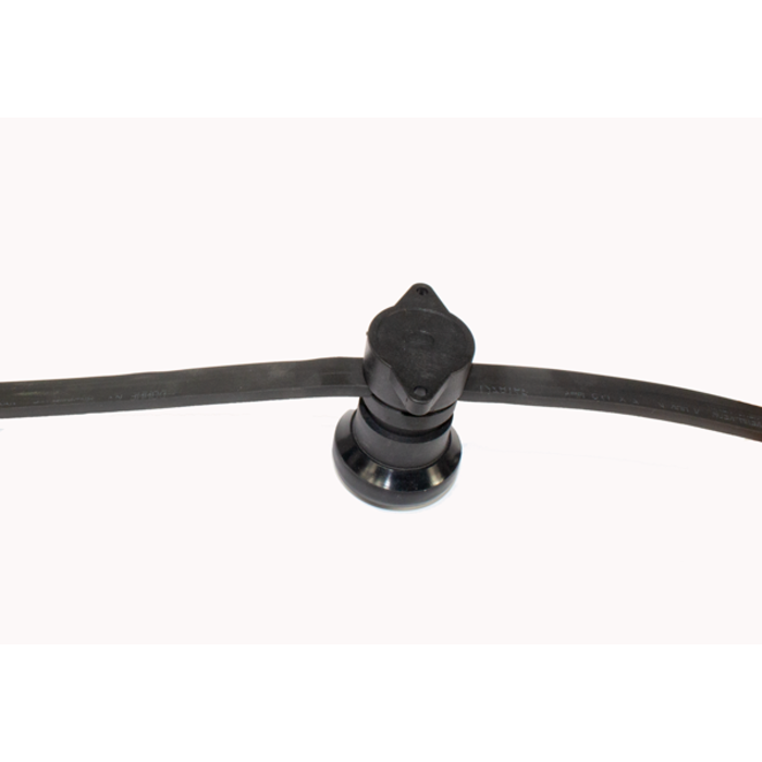 IP44 waterdichte prikfitting - E27 zwart - per 5 stuks incl. afsluitring