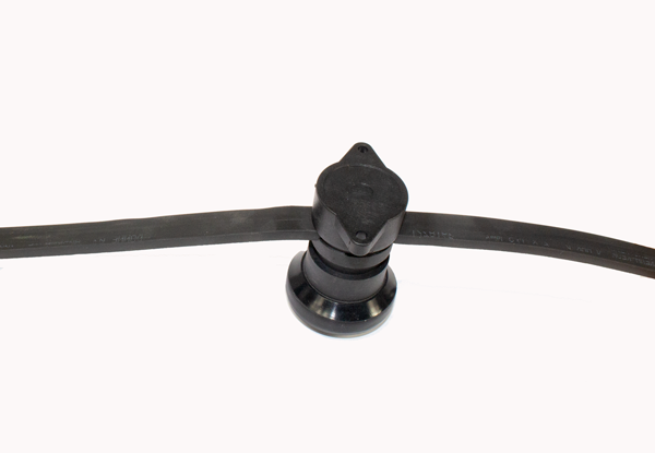 IP44 waterdichte prikfitting - E27 zwart - per 5 stuks incl. afsluitring