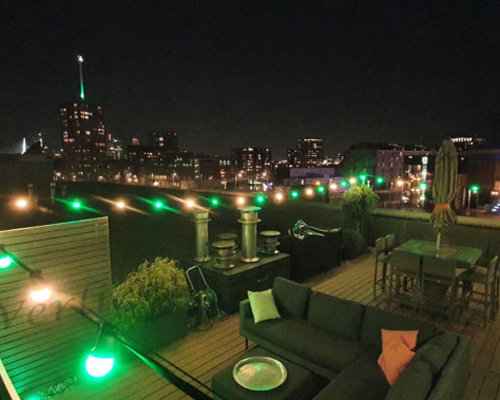 Mooi dakterras in Rotterdam 