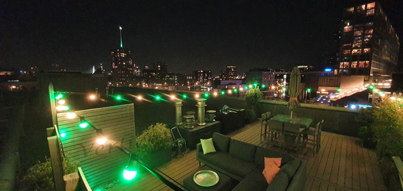 Mooi dakterras in Rotterdam 