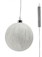 Glazen LED BOL - 15 cm "Leaf"