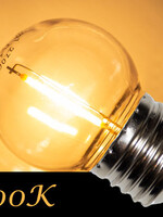 Amlux LED Filament kogellamp 1W - transparant - 2200K