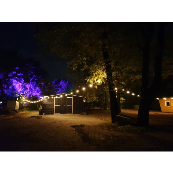 Amlux prikkabel - 15 meter met 30 LED lampen  (7 kleuren)
