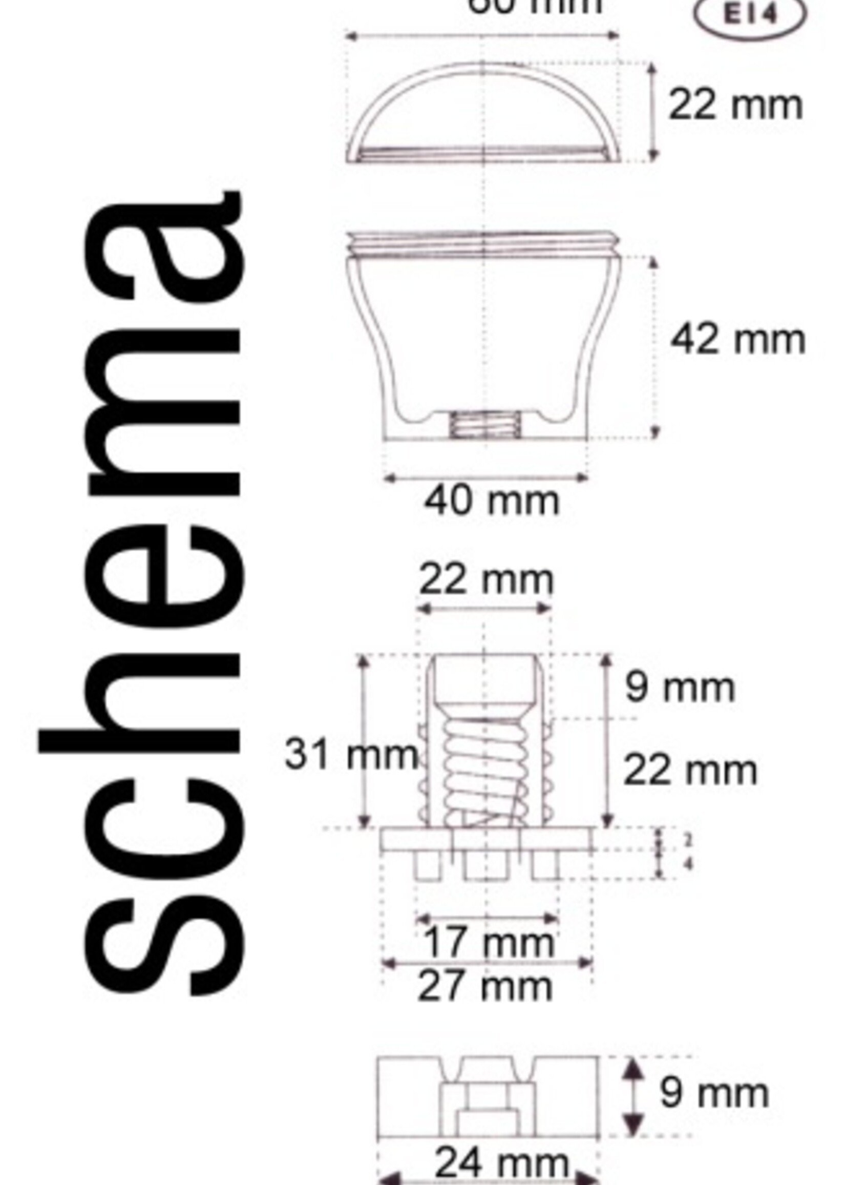 Verlichtingpaleis Deksel Licht groen voor E14 voet van kermisverlichting