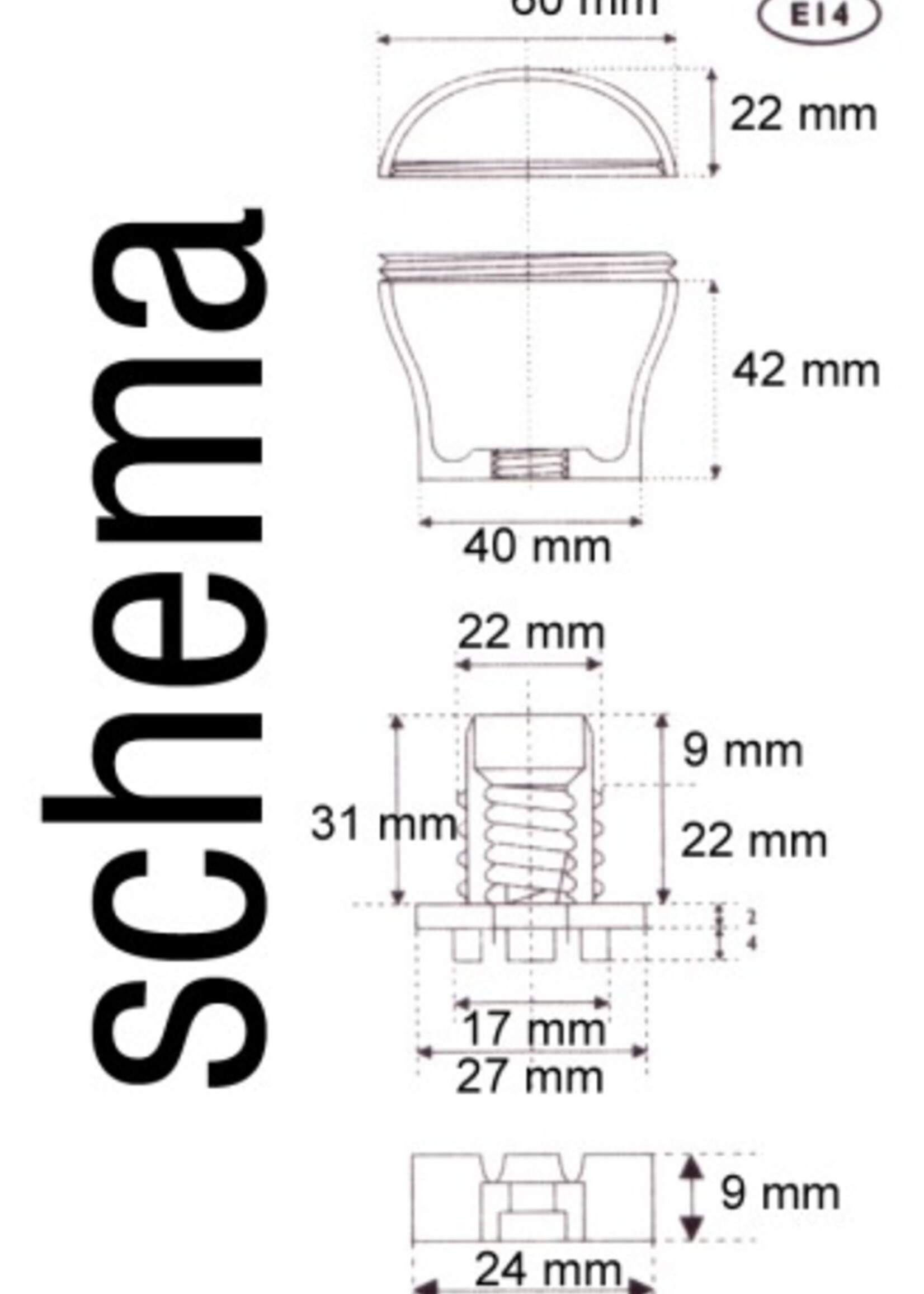 Verlichtingpaleis E14 - LED lamp groen voor kermisverlichting