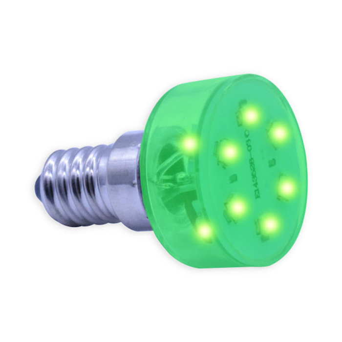 Verlichtingpaleis E14 - LED lamp groen voor kermisverlichting