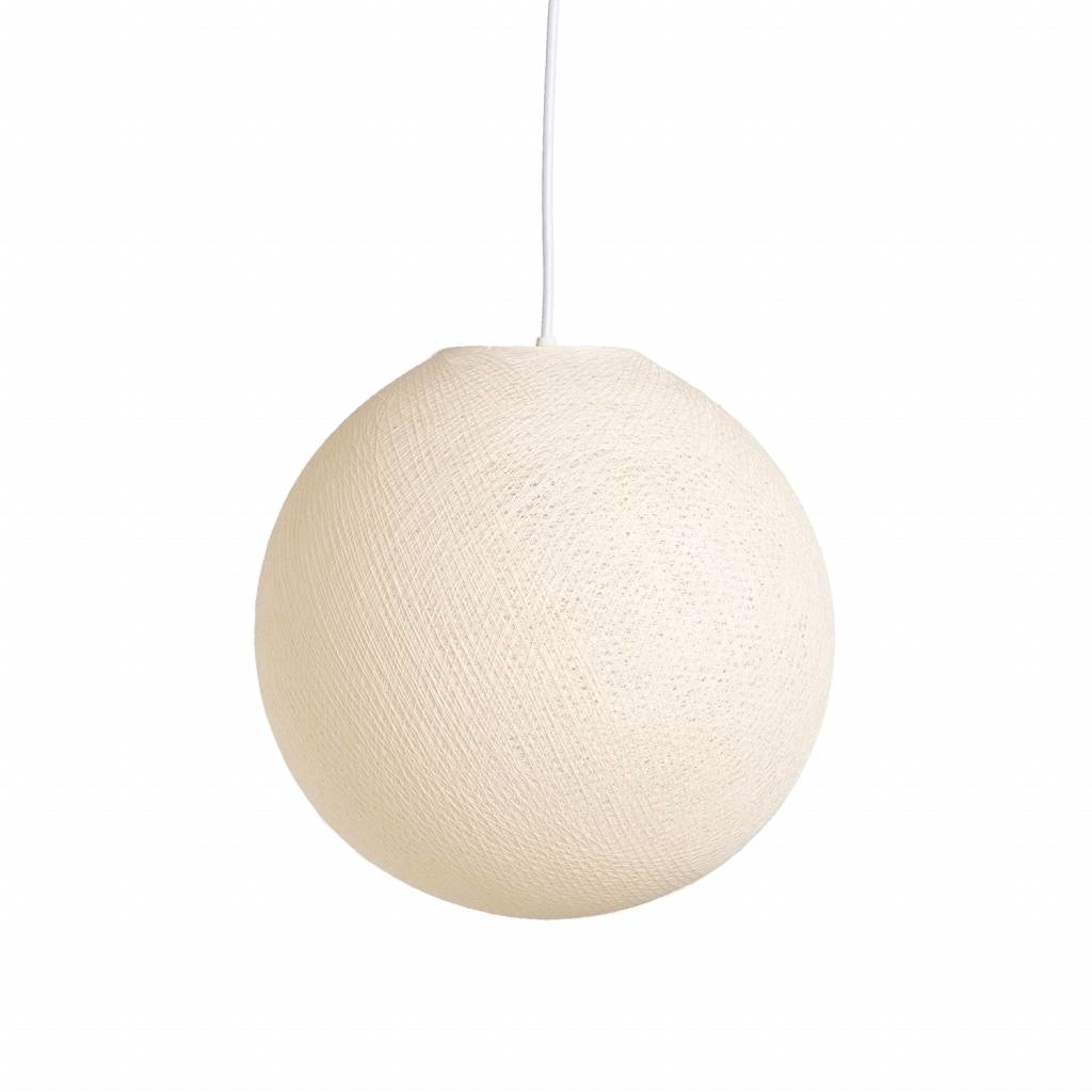 Retentie kaart spontaan Creme cottonball hanglamp voor binnen 31 cm - Verlichtingpaleis