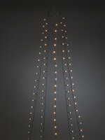 Konstsmide App gestuurde LED Lichtmantel voor kerstboom, 180cm 5 strengen van 30 extra warmwitte LED, met multifunctie