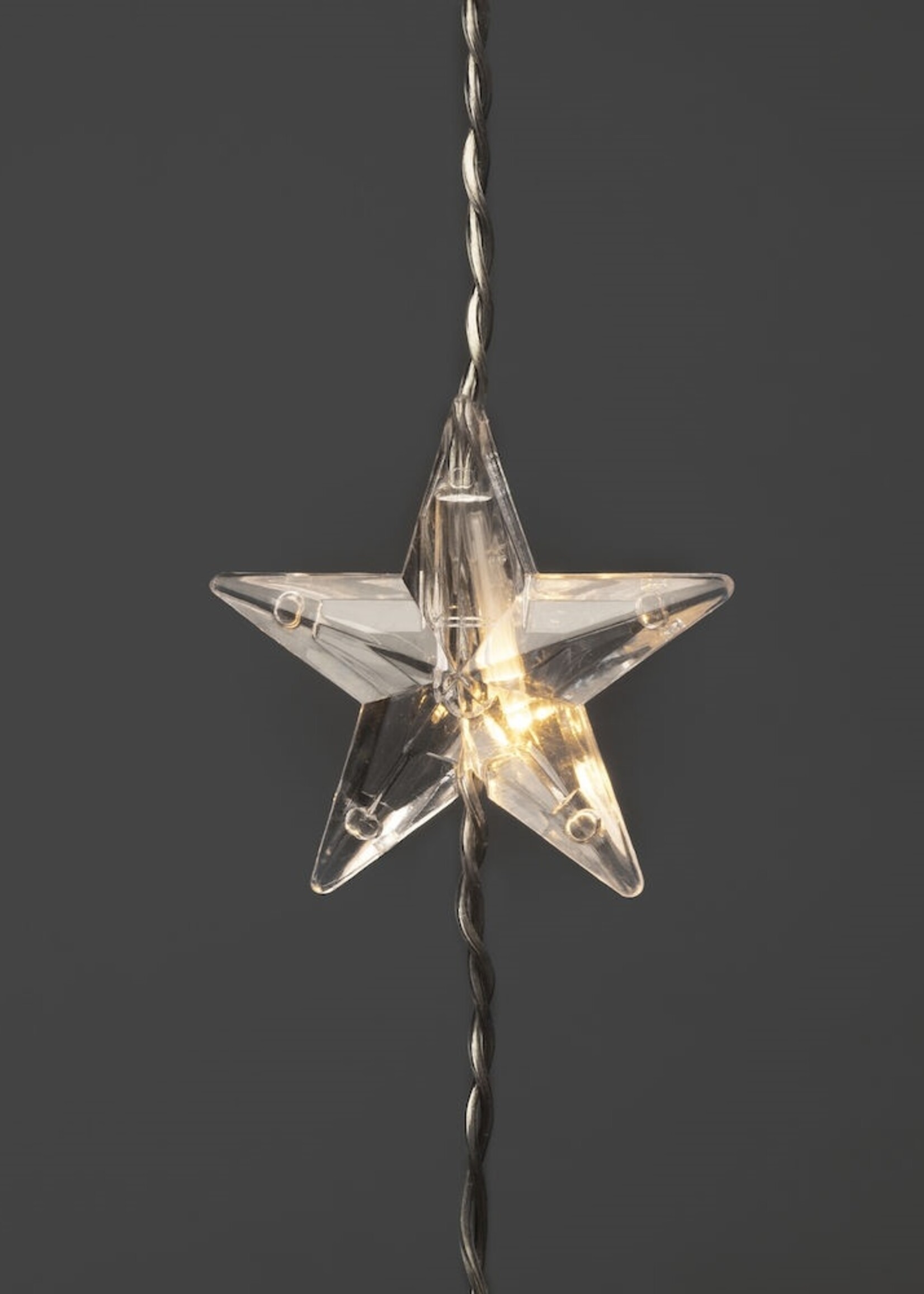 Konstsmide Konstsmide Kerstverlichting - LED sterren gordijn 140x120 CM