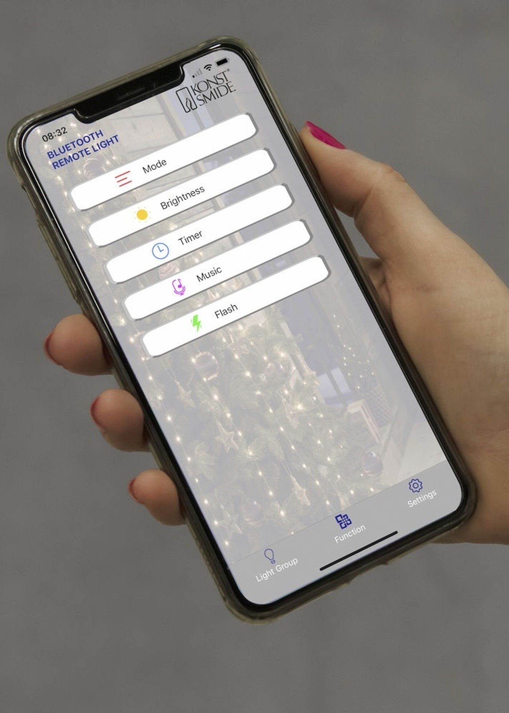 Konstsmide Konstsmide kerstverlichting - microLED boommantel met 180 micro LEDs