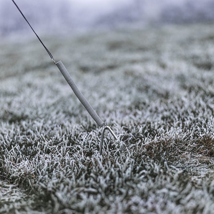 Konstsmide Konstsmide kerstverlichting vlaggenmast kerstboom verlichting met ring - 8 meter met 500 LEDS  zeer warm wit