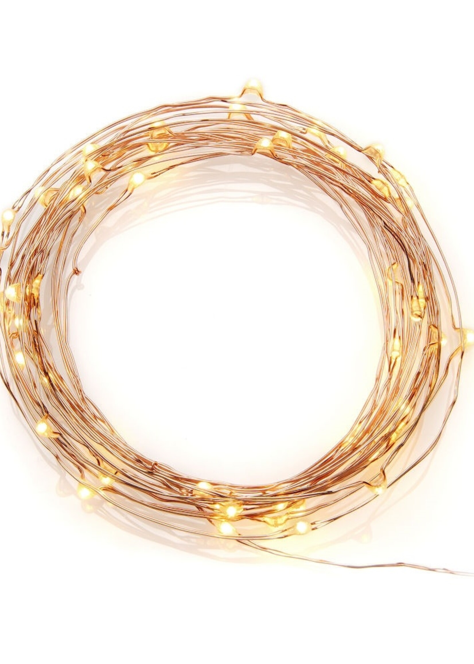 Konstsmide Konstsmide kerstverlichting - LED lichtsnoer met 100 zeer kleine warm witte lampjes voor buiten en binnen