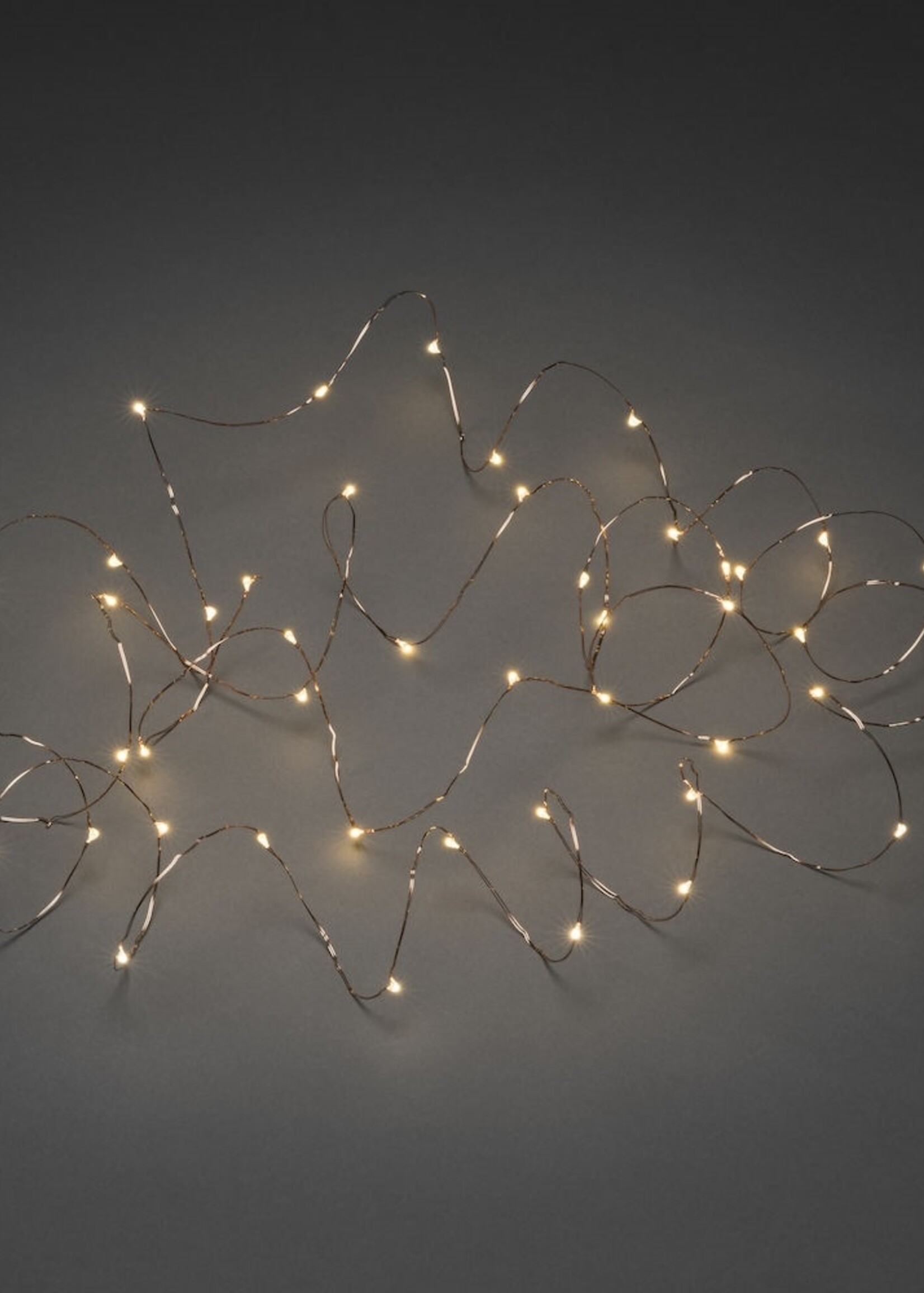 Konstsmide Konstsmide kerstverlichting - LED lichtsnoer met 200 zeer kleine warm witte lampjes voor buiten en binnen