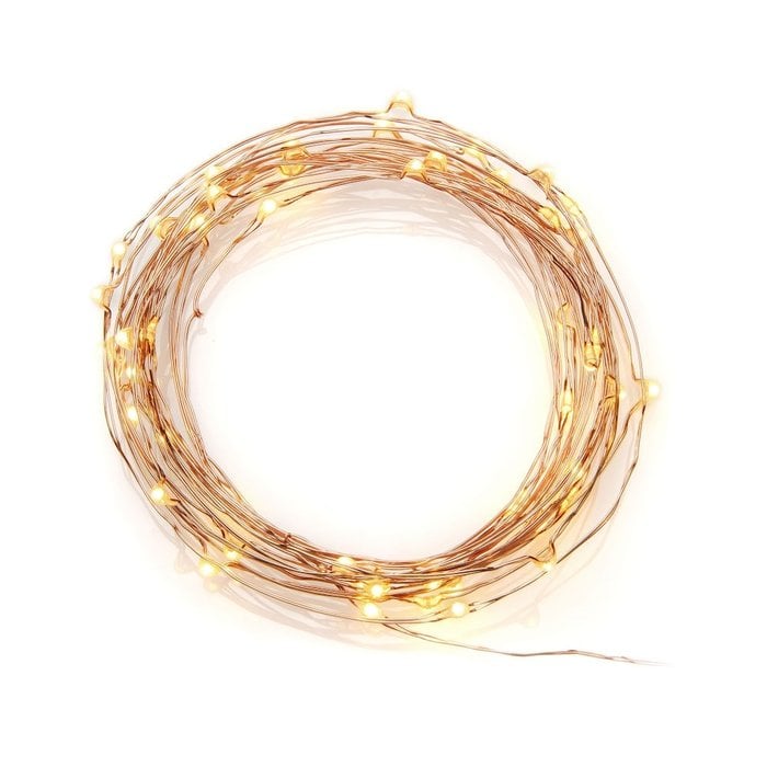 Konstsmide Konstsmide kerstverlichting - LED lichtsnoer met 200 zeer kleine zeer warm witte lampjes voor buiten en binnen