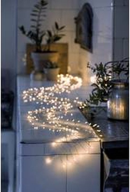 Konstsmide kerstverlichting - MicroLED lichtketting - 7 meter met goudkleur draad