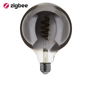 Ecodim Zigbee LED filament lamp dimbaar E27 - G125 Smokey 1800K-5000K