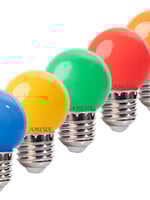 Set 10 gekleurde LED lampen - 5 kleuren