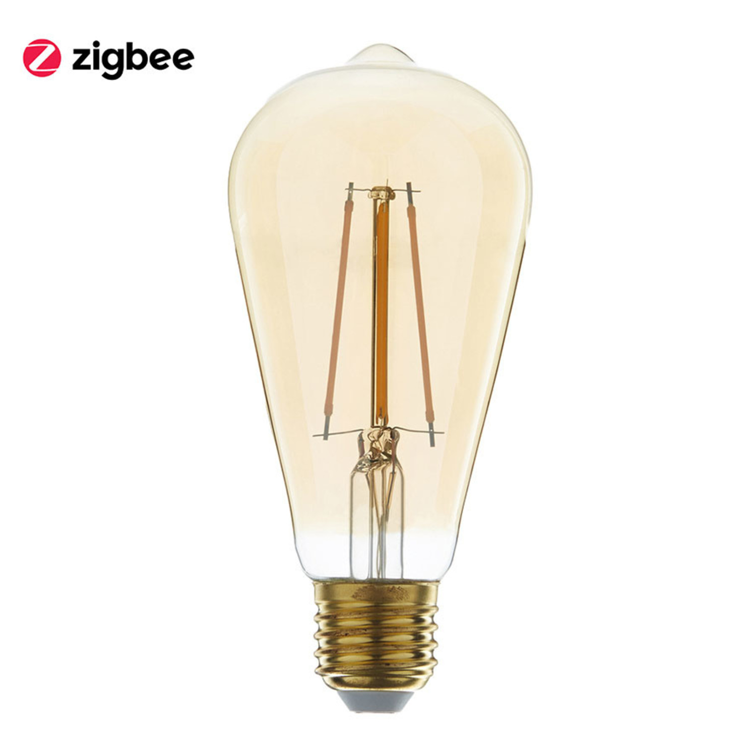 Bewijs erts voorkant EcoDim Smarthome 5W LED filament lamp dimbaar E27 - A60 - 2200K -  Verlichtingpaleis