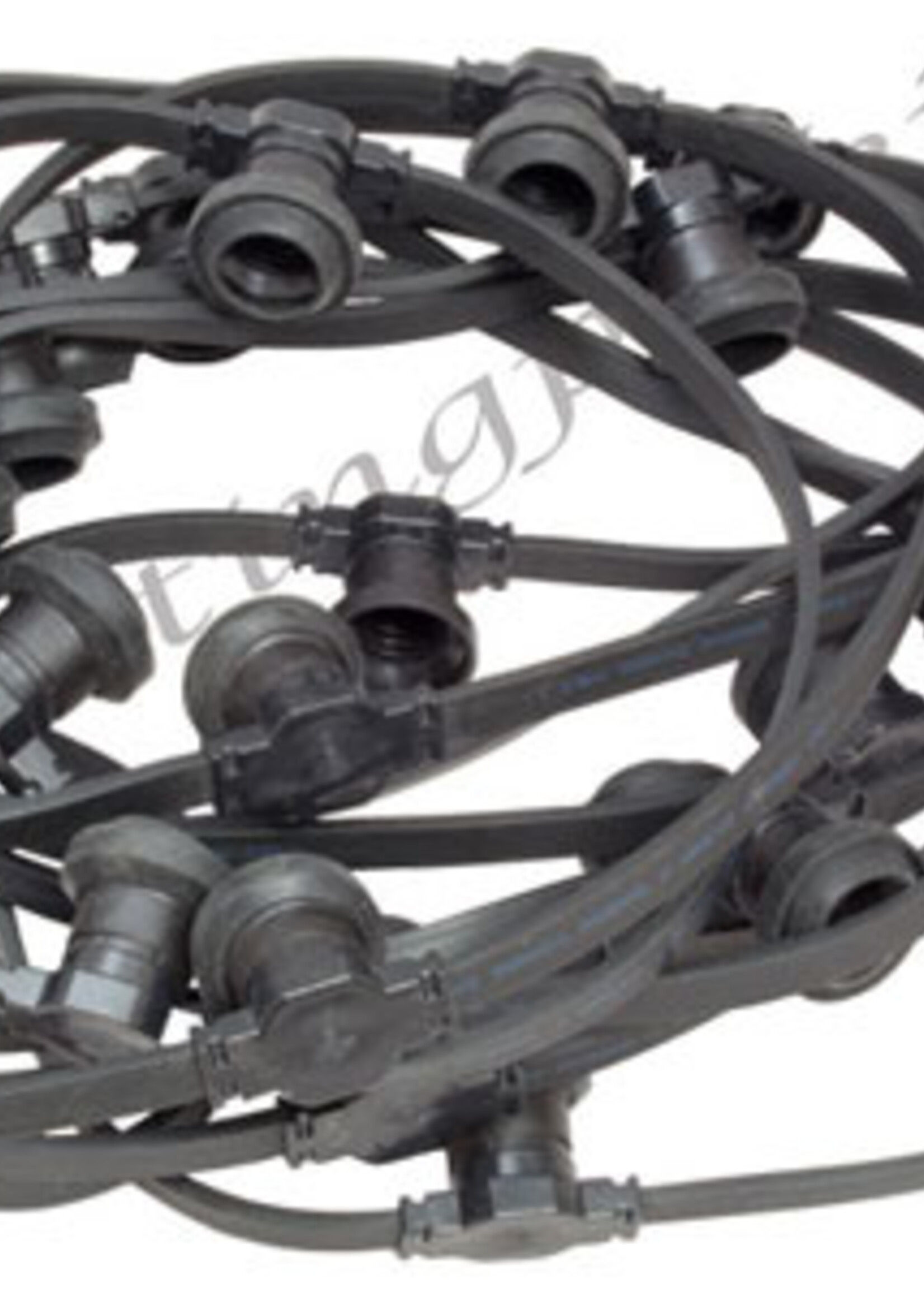 Amlux Complete kabel van 5 meter met 10 fittingen zonder LED lampen