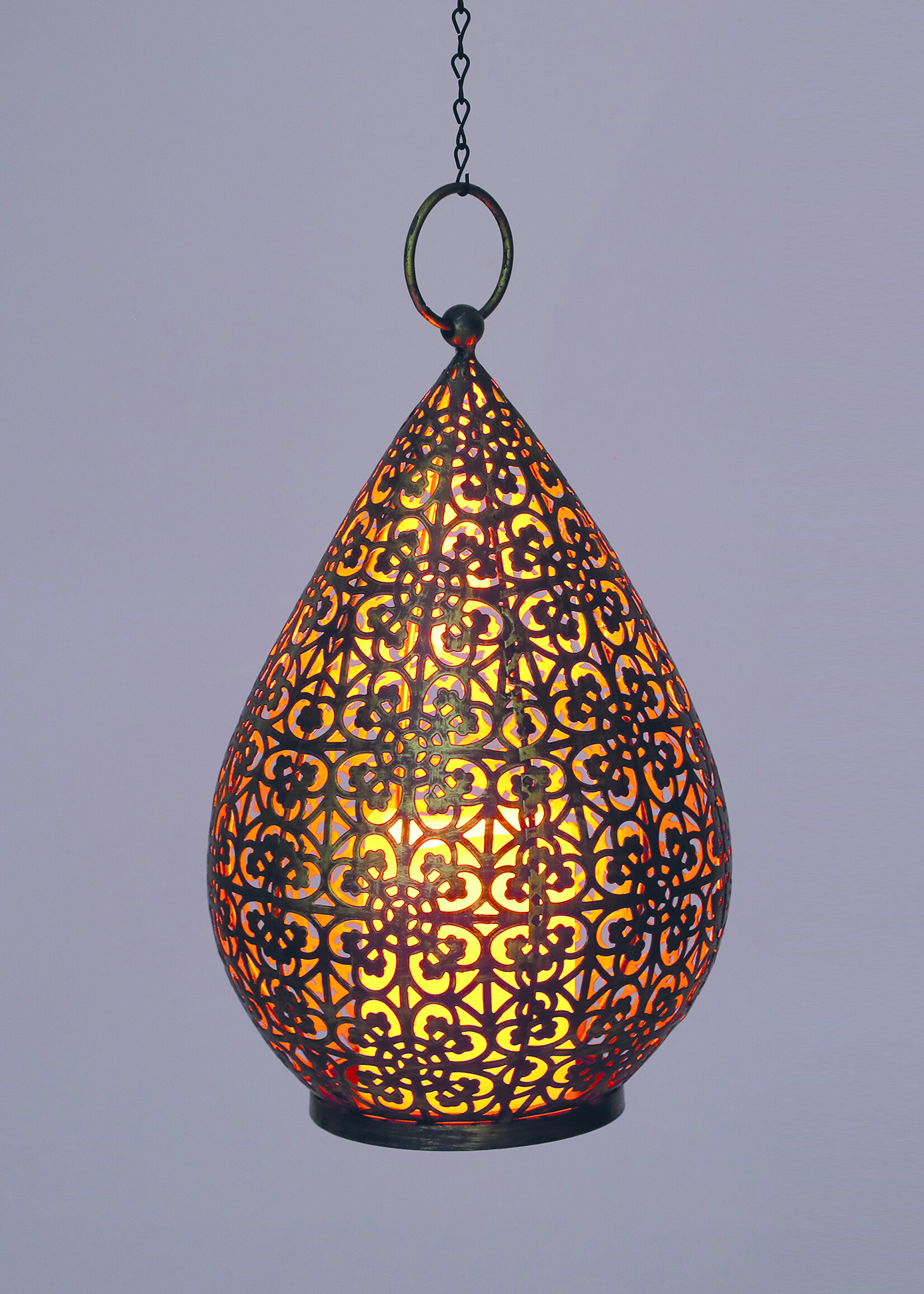 Luxform Accu/USB oplaadbare Oriental Palmyra tafel/hanglamp