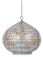 Luxform Accu/USB oplaadbare Marokkaanse stijl Edessa hanglamp