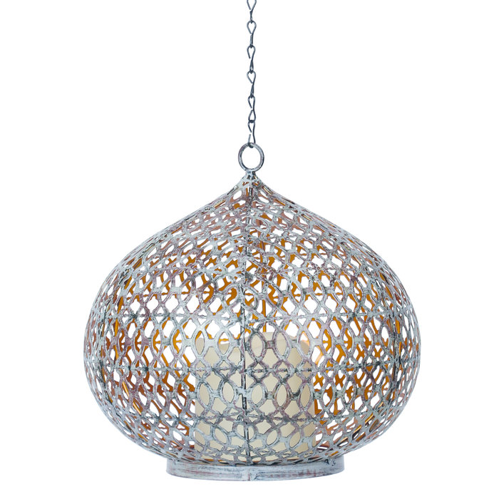 Luxform Accu/USB oplaadbare Marokkaanse stijl Edessa hanglamp