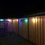 Prikkabel met gekleurde led lampen