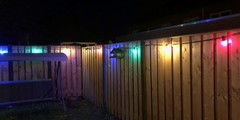 Prikkabel met gekleurde led lampen