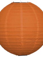 Amlux Oranje lampion voor buiten Ø25cm