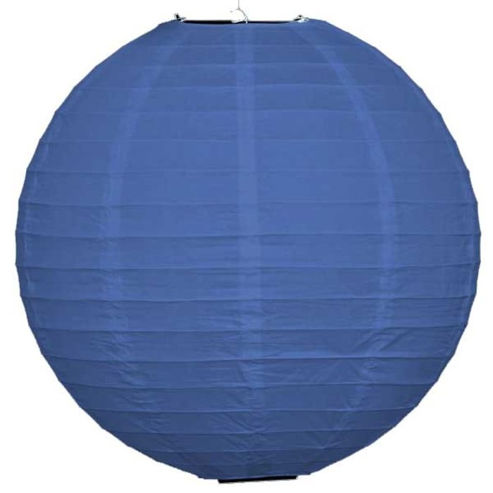 Blauwe lampion voor buiten Ø35cm