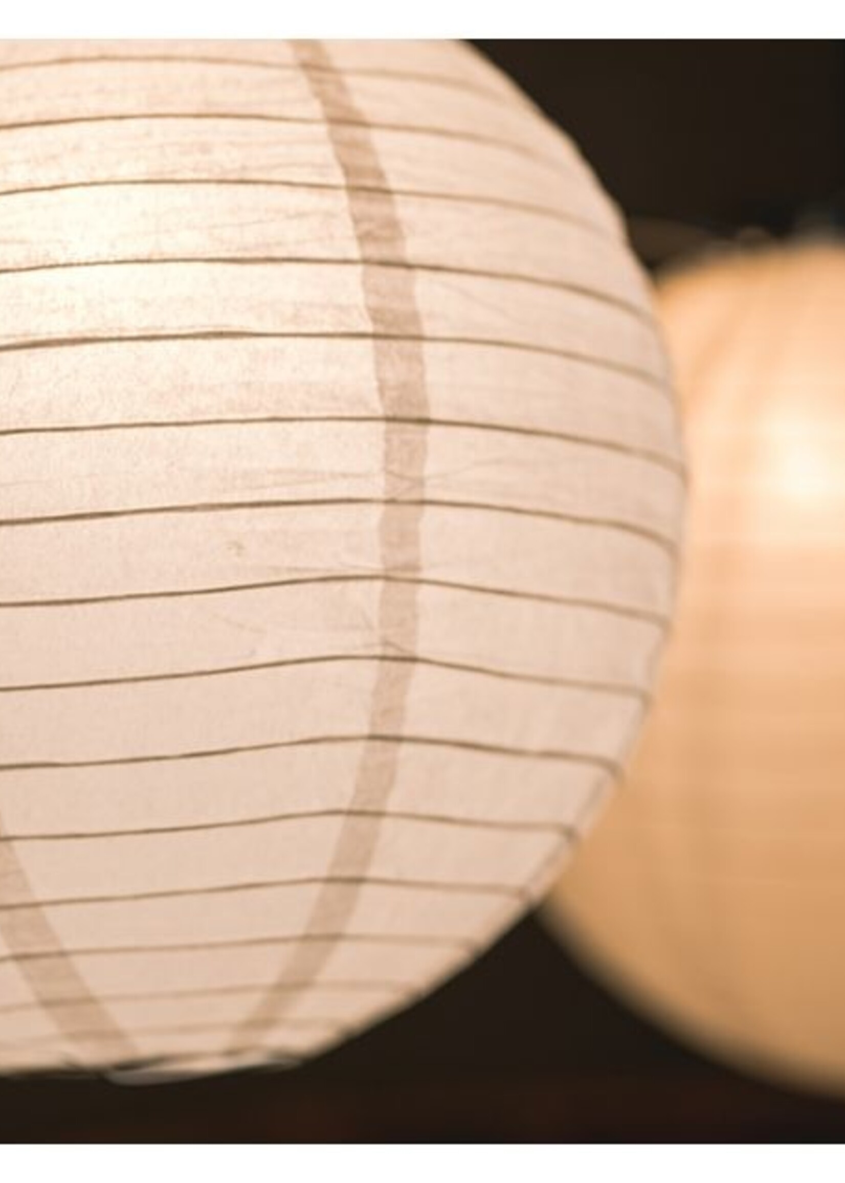 Gele lampion voor buiten Ø35cm