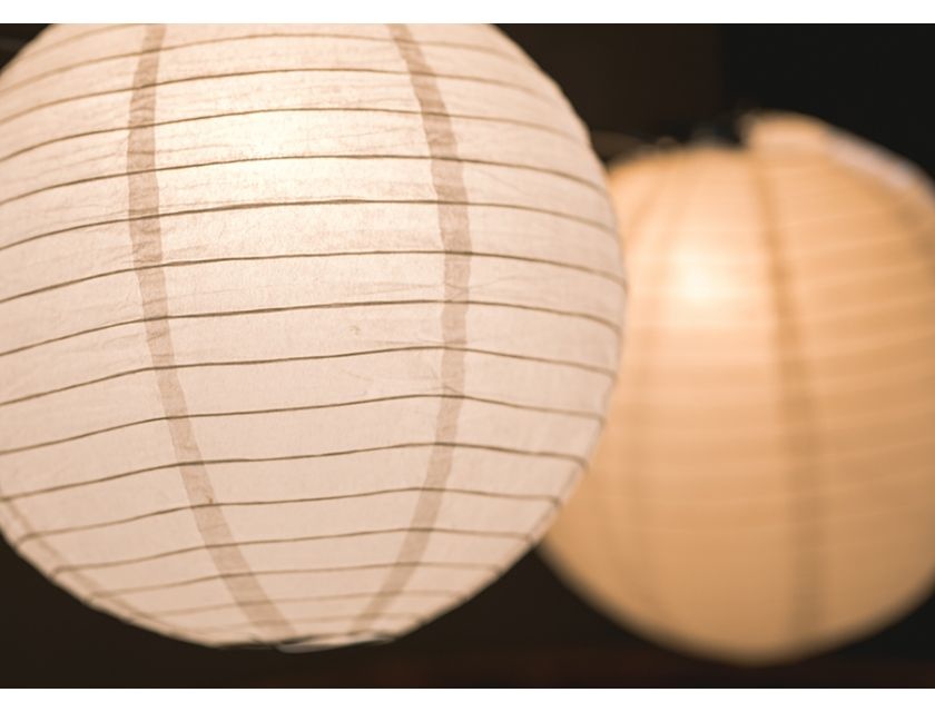 groene lampion voor buiten Ø35cm