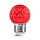 LED Golfbal kogellamp - 1W E27 Rood - Dimbaar