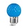 LED golfbal kogellamp - 1W E27 Blauw - Dimbaar