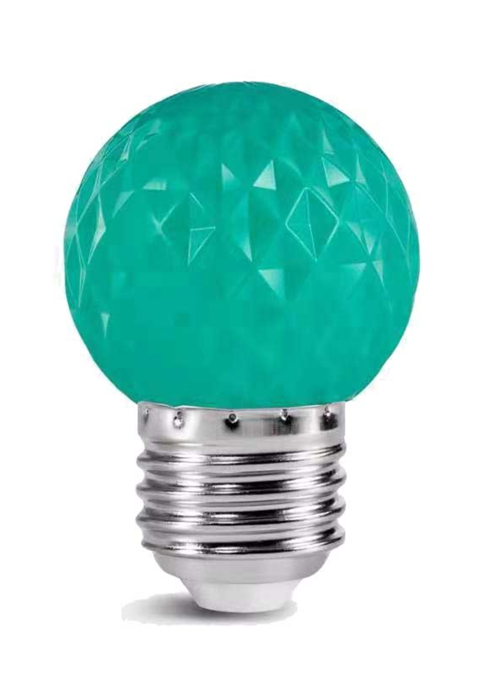 LED golfbal kogellamp - 1W E27 Groen - Dimbaar