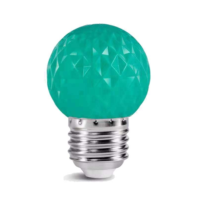 LED golfbal kogellamp - 1W E27 Groen - Dimbaar