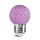 LED golfbal kogellamp - 1W E27 Roze Dimbaar