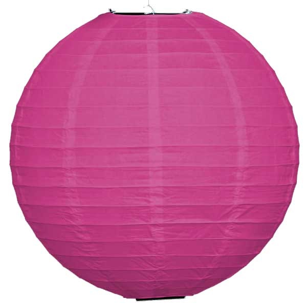 Fuchsia roze lampion voor buiten Ø25cm