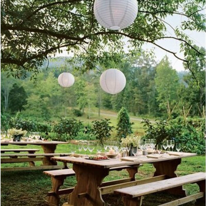 Gele lampion voor buiten Ø25cm