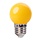 LED kogellamp - 1W E27 Geel